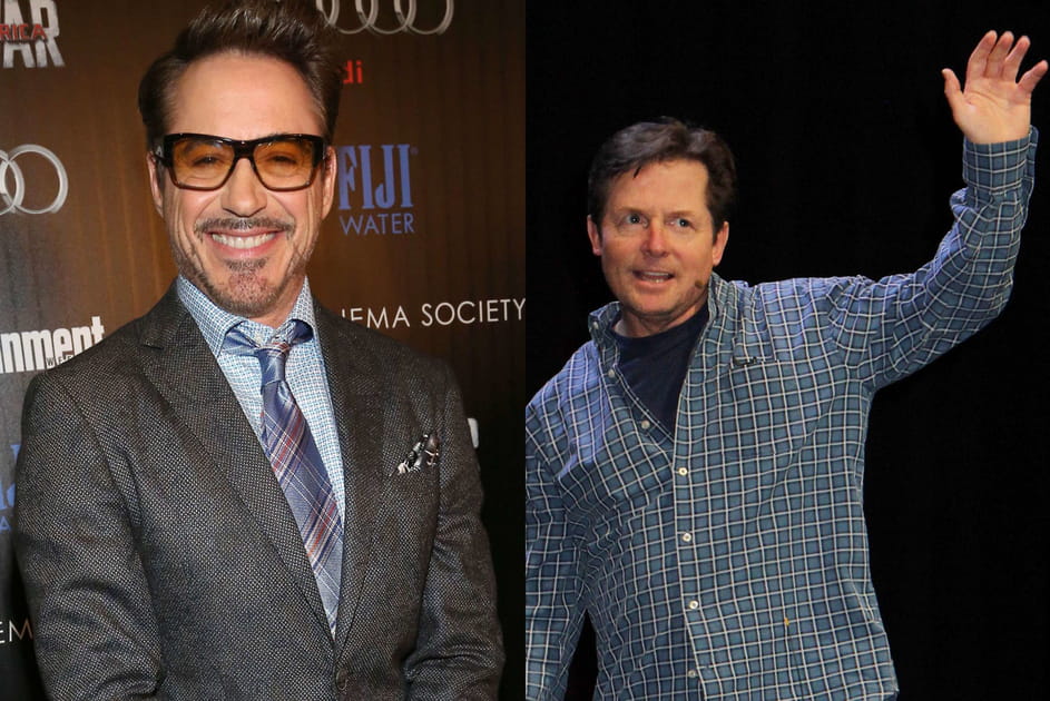 Michael J. Fox et Robert Downey Jr