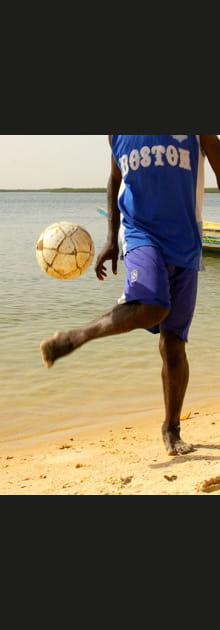 Les pieds dans l'eau