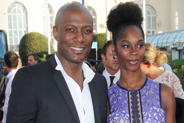 Harry Roselmack et sa femme Chrislaine