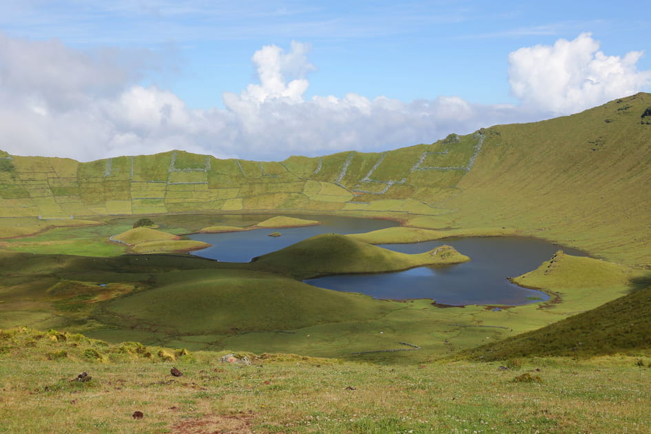 L'&icirc;le de Corvo au nord