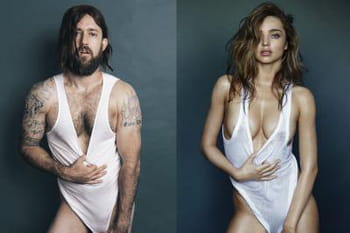 Le shooting sexy de Miranda Kerr parodié par un hipster