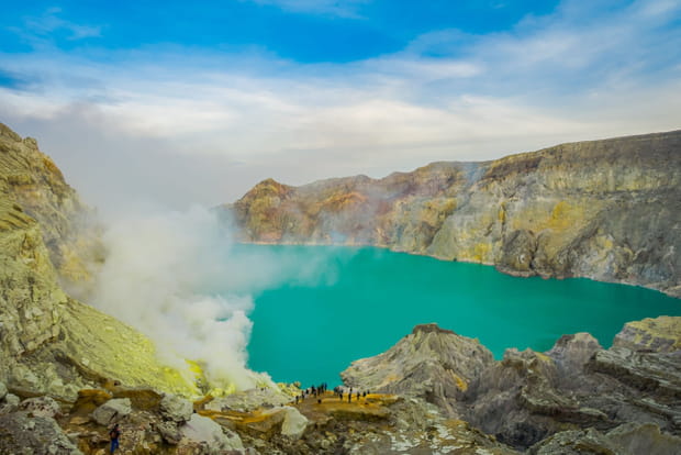 Ijen en Indonésie