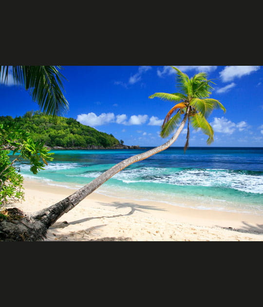 Plage de l'anse Takamaka &agrave; Mah&eacute;