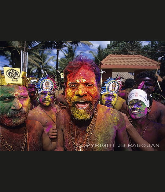 Danses martiales au Kerala