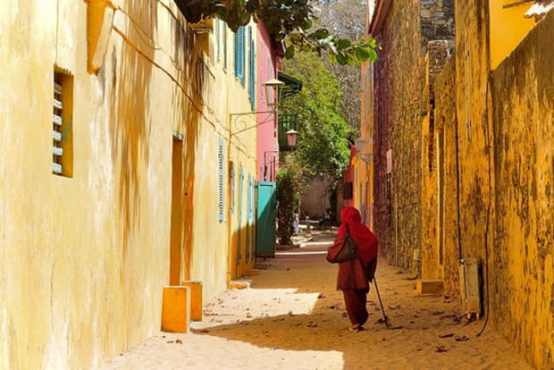 Promenade tranquille à Gorée