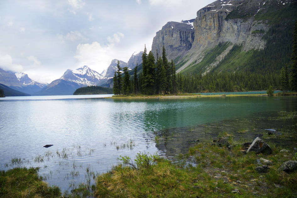 Spirit Island et le lac Maligne
