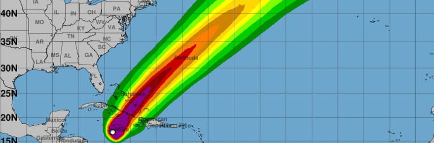Ouragan Melissa&nbsp;: la trajectoire et la carte d&eacute;taill&eacute;e