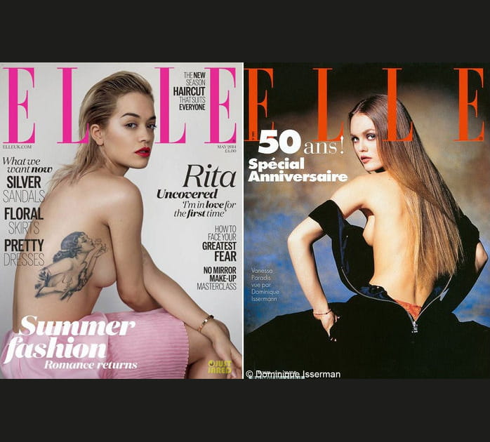 Rita Ora et Vanessa Paradis dos nus