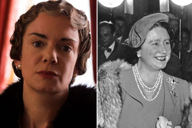 Elizabeth Bowes-Lyon dans les saisons 1 et 2 de The Crown