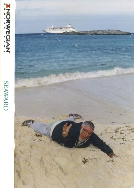 Rescap&eacute; de la plage