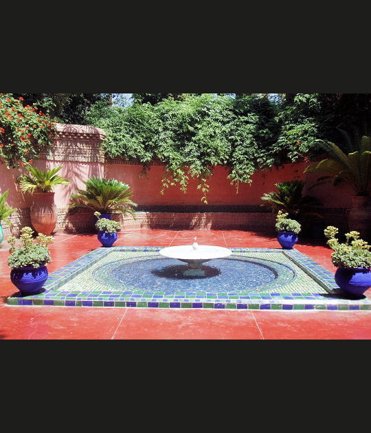 Fontaine du jardin Majorelle