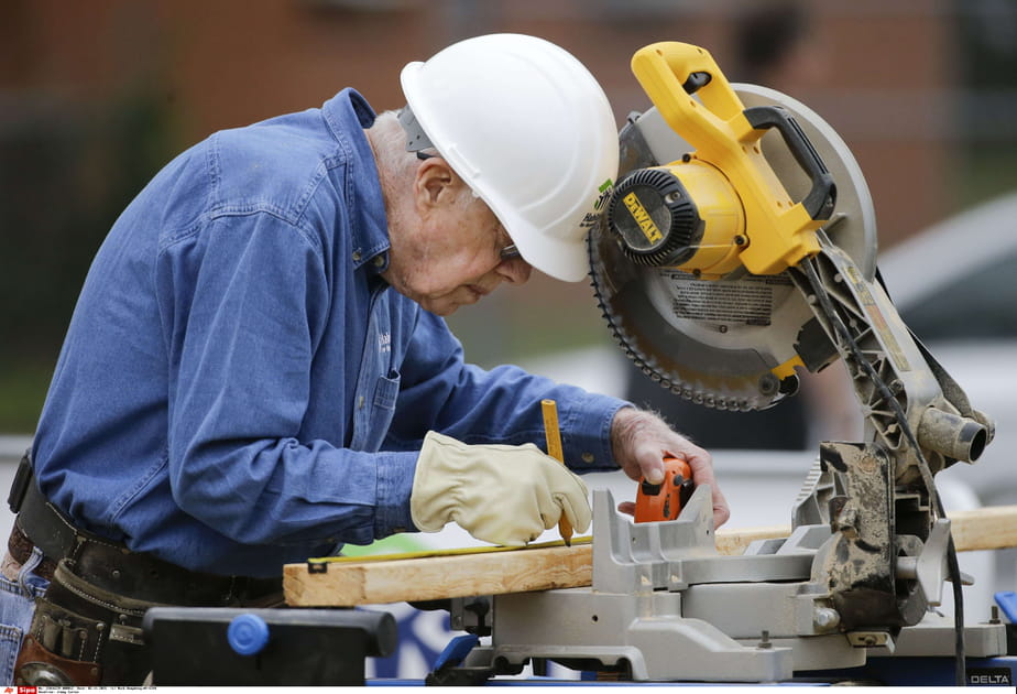 Jimmy Carter et la construction de maisons