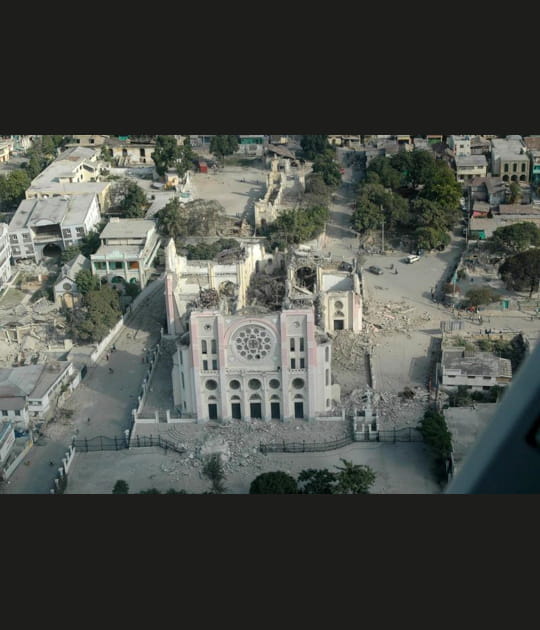 La cath&eacute;drale vue de haut