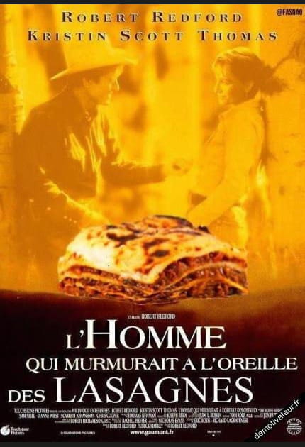Murmurer &agrave; l'oreille des... lasagnes