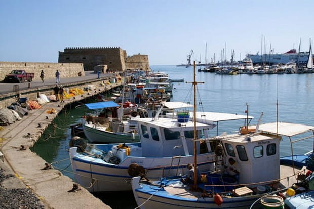 Héraklion, au centre de la Crète