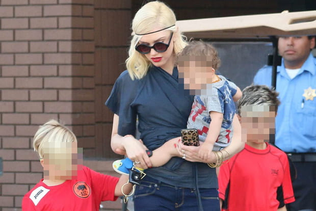 Gwen Stefani et ses fils Kingston, Zuma et Apollo