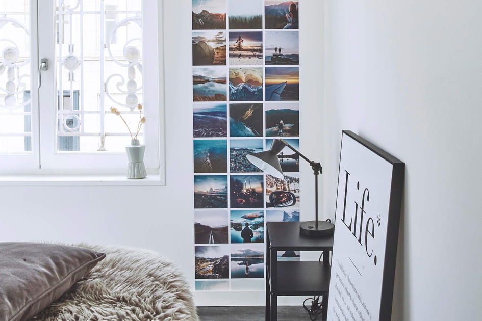 Un mur de photos