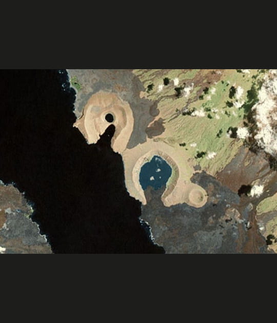 Quand plages et crat&egrave;res se confondent
