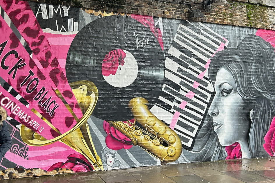 Une autre fresque &agrave; la m&eacute;moire d'Amy Winehouse