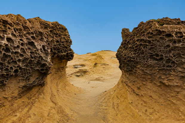 Le parc géologique de Yehliu à Taïwan