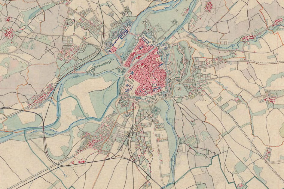 Metz vers 1860