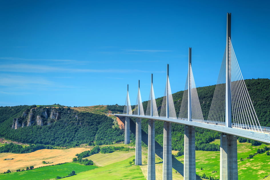 Le viaduc de Millau, Aveyron