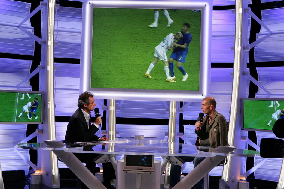 12 juillet 2006 : Zidane vient s'expliquer sur le plateau de Michel Denisot