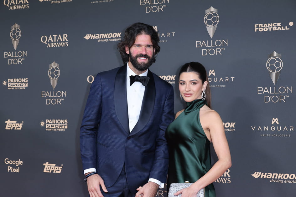 Le gardien de Liverpool, Alisson et son &eacute;pouse