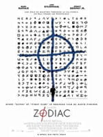 l'affiche du film zodiac, qui relate cette affaire. avec le symbole utilisé par