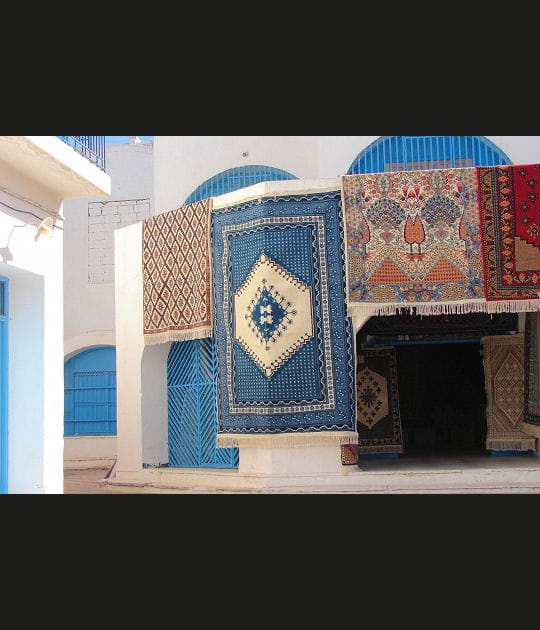 Houmt Souk sur l'&icirc;le de Djerba