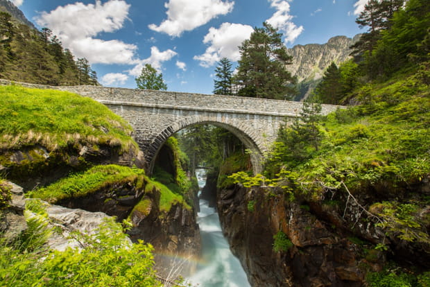 Le Pont d'Espagne à Cauterets