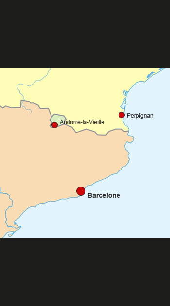 Carte de Barcelone