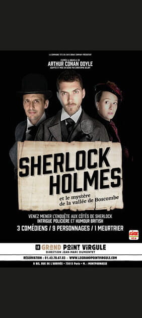 Sherlock Holmes s'invite au Grand Point Virgule &agrave; Paris