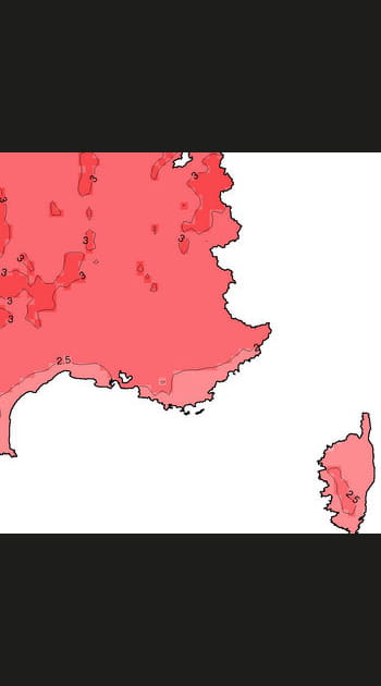 Temp&eacute;ratures moyennes dans le sud-est