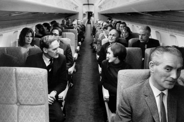 La cabine du Concorde dans les années 70