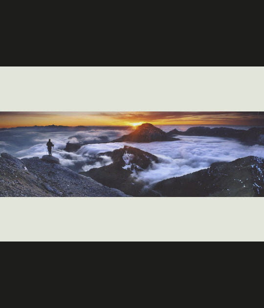 Coucher de soleil sur la Chartreuse
