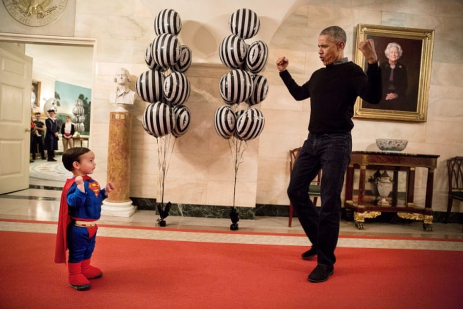 Obama super-h&eacute;ros