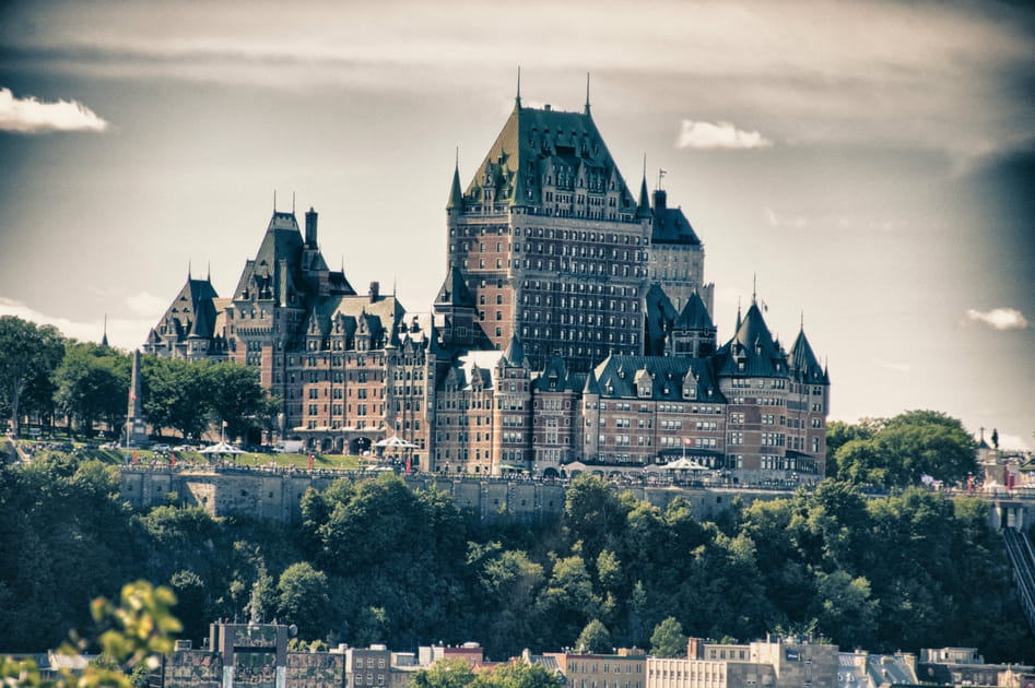 Le Ch&acirc;teau Frontenac &agrave; Qu&eacute;bec