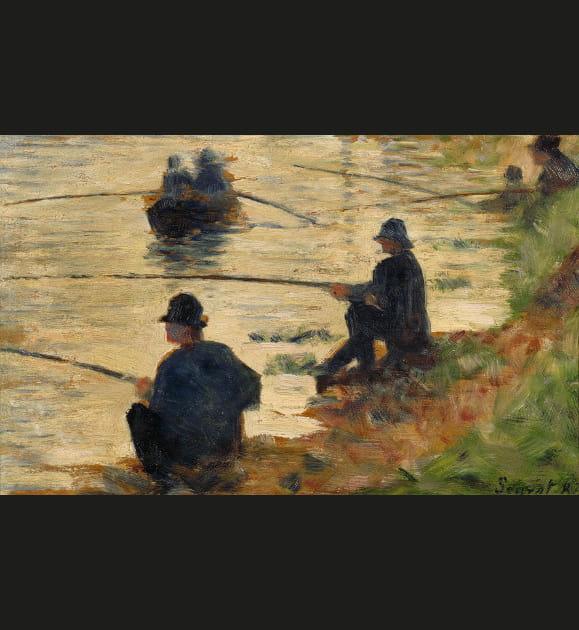 Georges Seurat, Les P&ecirc;cheurs &agrave; la ligne