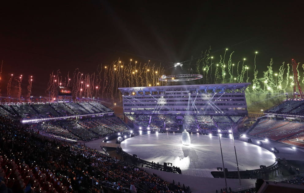 En images&nbsp;: les meilleurs moments de la c&eacute;r&eacute;monie d'ouverture des Jeux de Pyeonchang