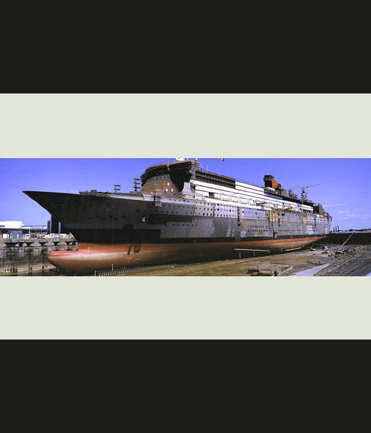 Les coulisses du chantier du Queen Mary 2