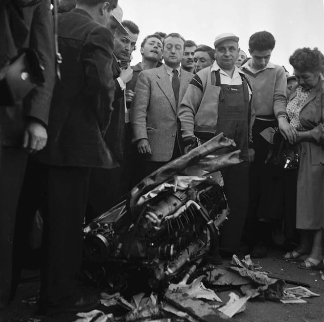 Le Mans 1955 : Le moteur au milieu de la foule