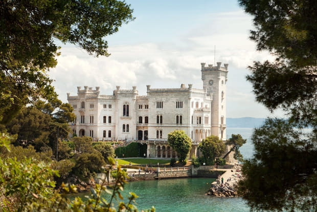 Le château de Miramare, en Italie