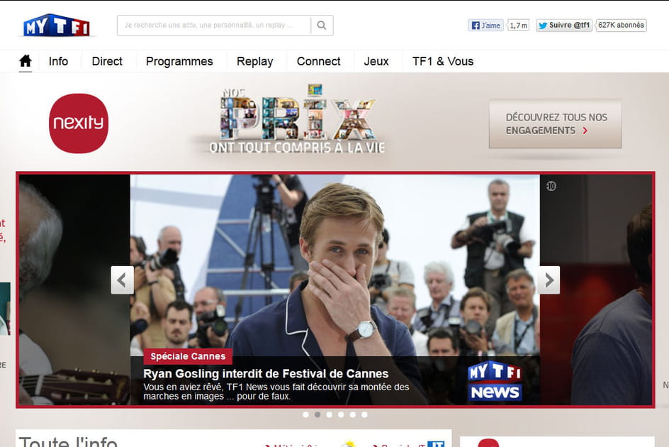 TF1&nbsp;en 2013