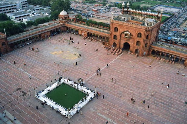 La grande mosquée de Delhi