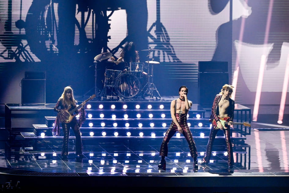 Les rockeurs italiens de Maneskin