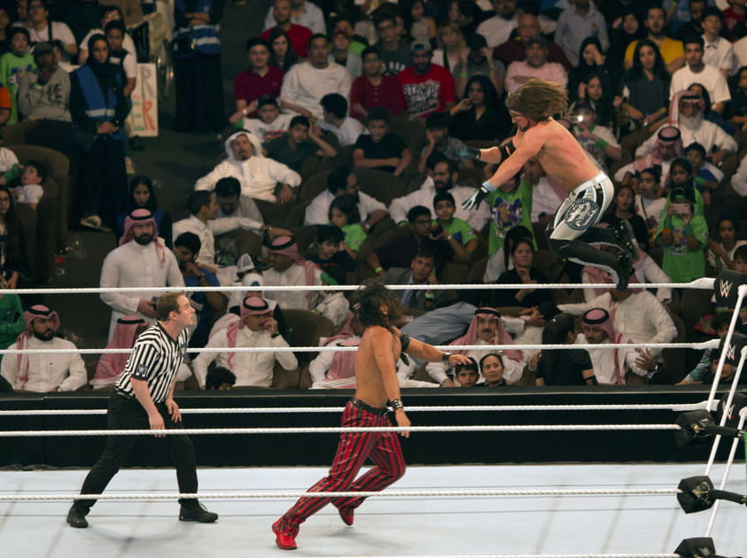 AJ Styles et Shinsuke Nakamura