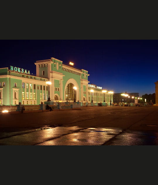 La gare de Novossibirsk