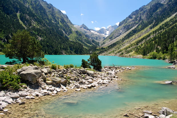 Le lac de Gaube auprès de Vignemale