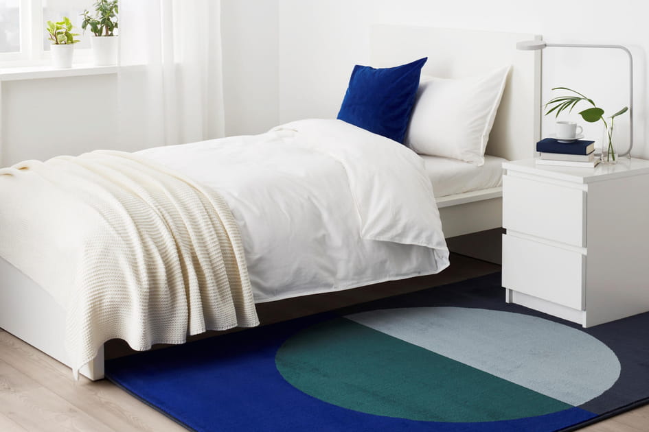 Une touche de couleur sur le tapis